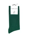 Chaussettes Vertes Coton Bio Homme • Camilliano