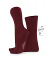 Chaussettes Bordeaux Coton Bio pour homme • Camilliano