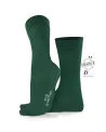 Chaussettes Vertes Coton Bio Homme • Camilliano