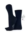 Chaussettes Bleu Marine Coton Bio pour homme • Camilliano