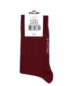 Chaussettes Bordeaux pour hommes Coton Bio fabriquées en France • Pack de 4 paires • Camilliano