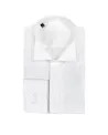 Chemise col cassée couleur blanc • Camilliano